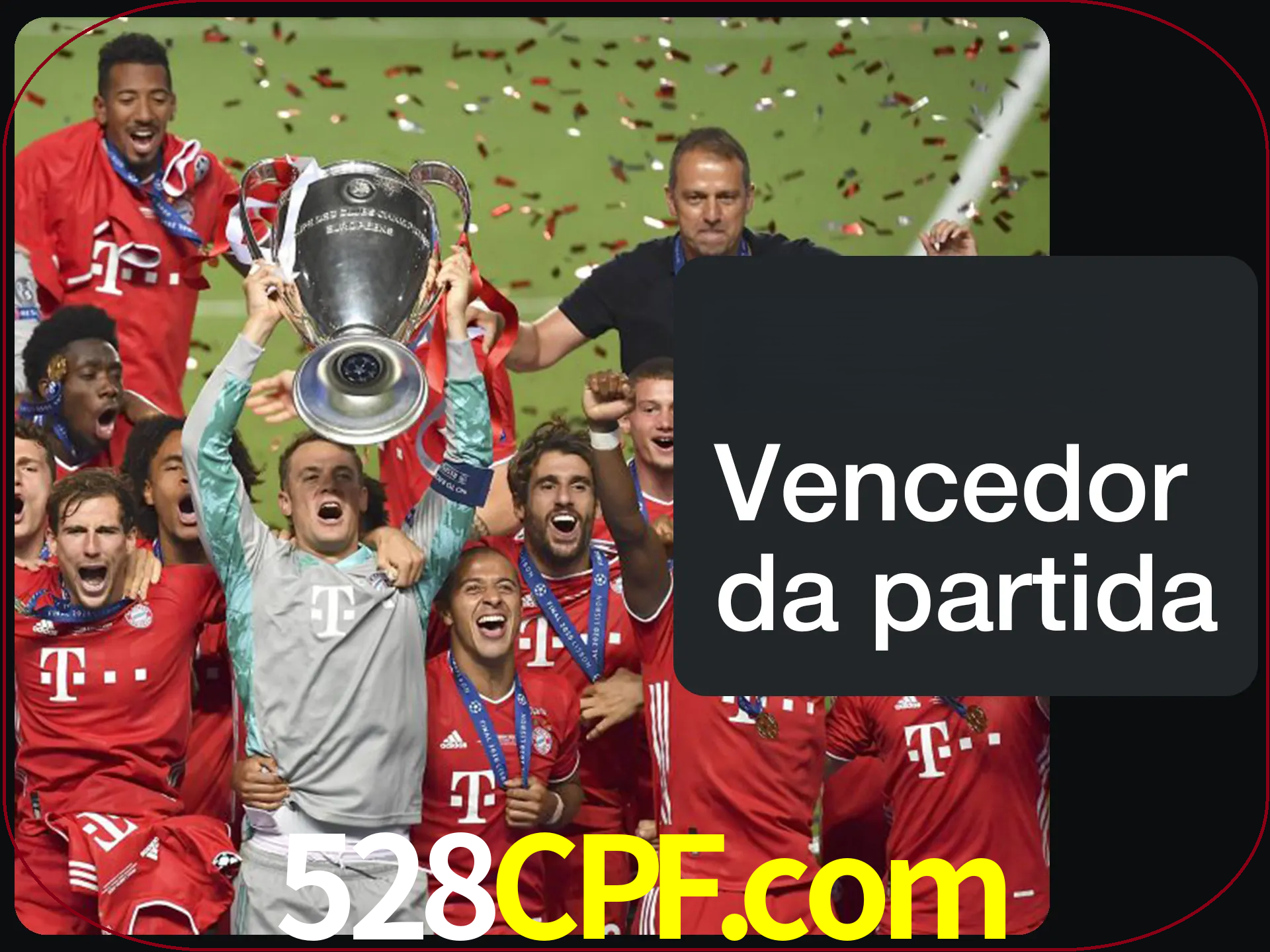 Aposte no vencedor e ganhe uma grande quantia de dinheiro.